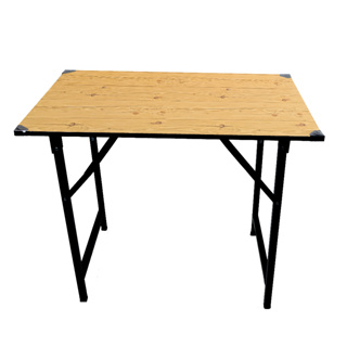 [ลด 50บาท โค้ด BAJWEP] โต๊ะไม้ โต๊ะพับ 60x90x75 ซม.(3 ฟุต) โต๊ะพับ โต๊ะพับขายของ โต๊ะประชุมพับได้ โต๊ะจัดเลี้ยง สัมมนา