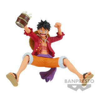 ลูฟี่ วันพีช ONE PIECE ITS A BANQUET!!-MONKEY.D.LUFFY ของแท้  ลูฟี่ถือแก้วเบียร์