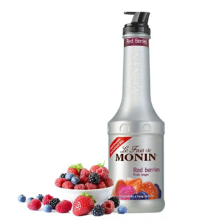 (WAFFLE) เพียวเร่โมนิน กลิ่น “เบอร์รี่สีแดง” บรรจุขวด 1 ลิตร MONIN Red Berrie Fruit Mix (Puree MONIN กลิ่น “Red Berrie”)