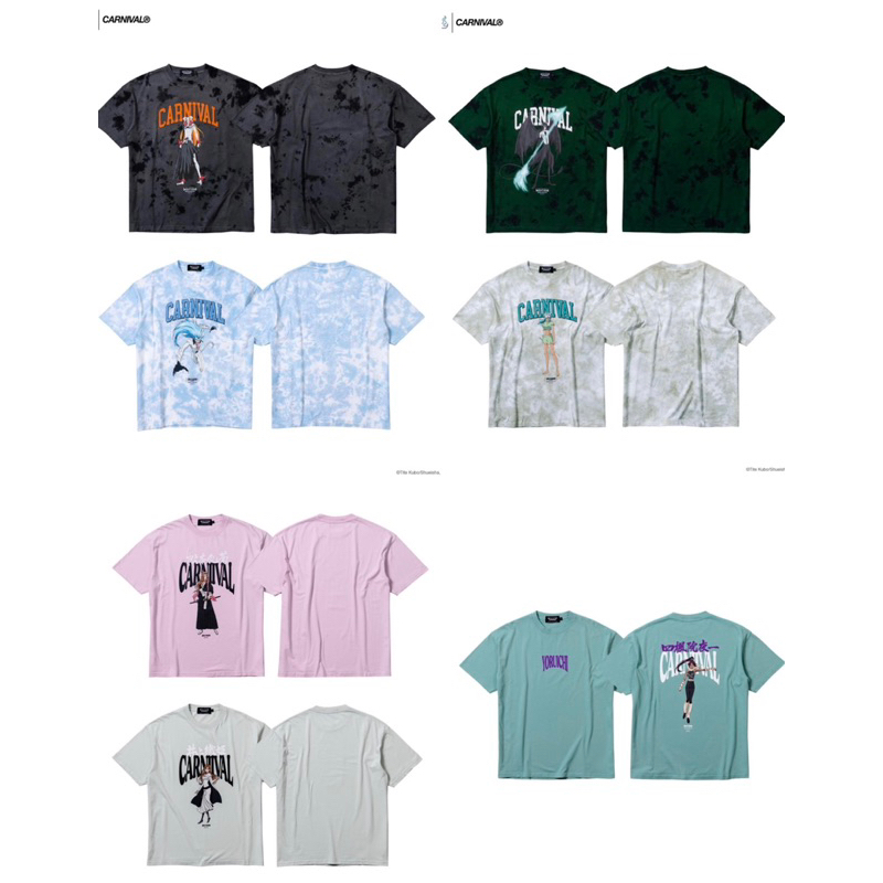 [carnival]เสื้อยืด CARNIVAL® x Bleach to soul society