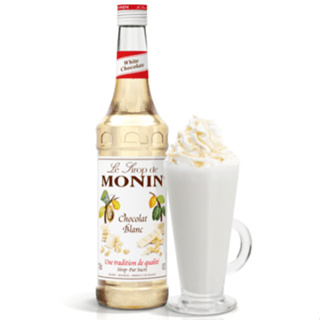 (WAFFLE) โมนิน ไซรัปไวท์ช็อกโกแลต บรรจุขวด 700 ml. MONIN White Chocolate Syrup น้ำเชื่อม MONIN กลิ่น “White Chocolate”