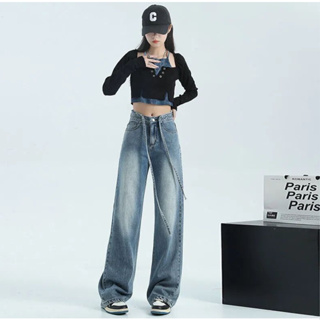 กางเกงขายาว กางเกงเอวสูง กางเกงขายาวผู้หญิงสไตล์เกาหลี 2022 ใหม่ SM99652