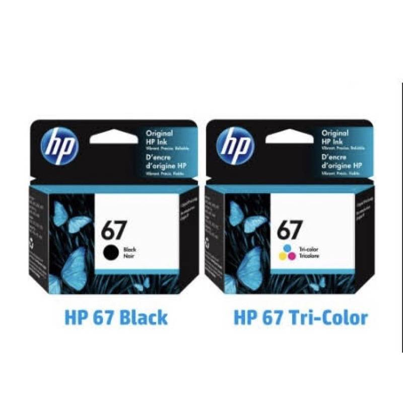 HP 67 BK HP 67 CO ของแท้ 100% หมึก inkjet | Shopee Thailand