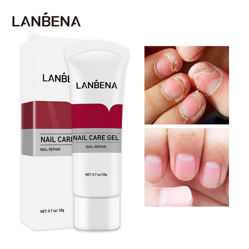 LANBENA Nail Care Gel 20 กรัม แถมฟรีตะไบเล็บ (ส่งจากไทยแท้100