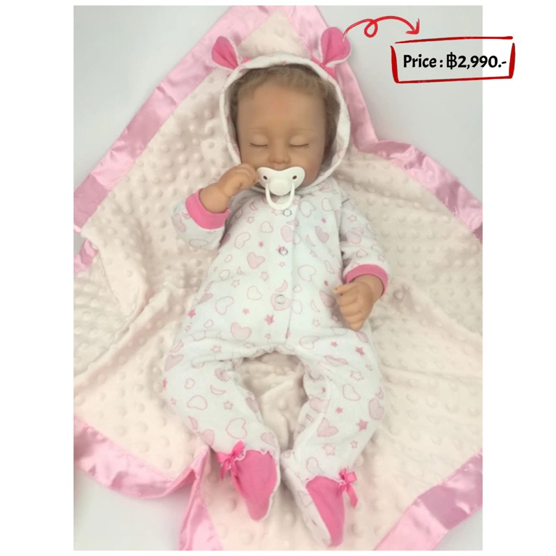 ตุ๊กตาทารกเสมือนจริงของแท้ยี่ห้อ-avani-reborn-baby-doll-rose-18-inches