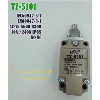 LIMIT SWITCH PNC TZ-51- ,ลิมิตสวิตซ์ IEC60947-5-1 EN60947-5-1 AC-15 A600 R300 10A /250VAC IP65 NO NC