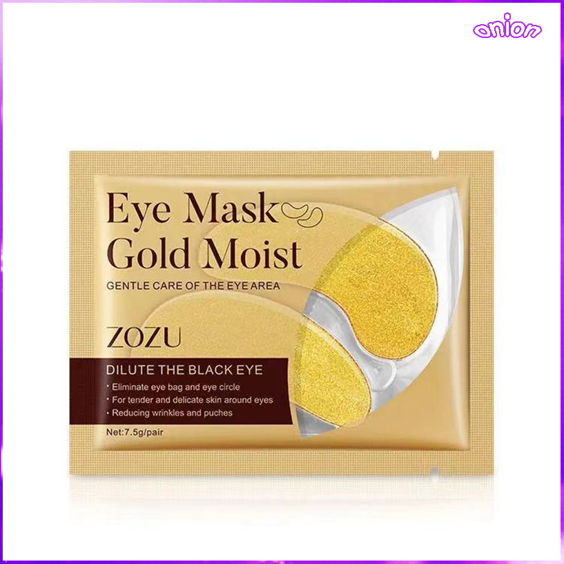 รูปภาพสินค้าแรกของมาร์คตาแผ่นทองคำ Eye Mask Gold Moist สูตรคอลลาเจนทองคำ ลดริ้วรอย รอยตีนกา ลดถุงใต้ตา นทองคำลดริ้วรอยรอยตีนกาลดถุงใต้ตา