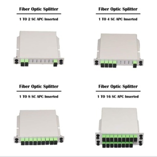 สินค้า PLC SPLITTER FIBER OPTIC SC/APC (แบบกล่อง) ของใหม่คุณภาพดี
