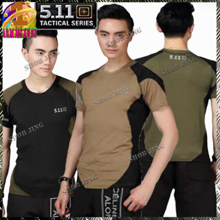 เสื้อคอกลมคอมแบท5.11 Tactical T-shirts เสื้อยืดคอกลมแฟชั่นผ้านิ่มดี ไม่ยืด ไม่ย้วย ไม่ต้องรีดใส่สบายเหมาะเดินป่าลาดตระเว