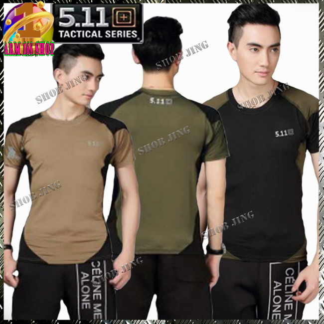 เสื้อคอกลมคอมแบท5-11-tactical-เสื้อยืดคอกลมสไตล์เกาหลีผ้านุ่มใส่สบาย-5-11-tactical-t-shirts-เสื้อยืดแฟชั่นคอกลมผ้านิ่มดี