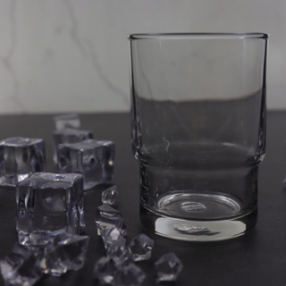 glass แก้วน้ำดื่ม ขนาด(245 ml.) แก้วน้ำทรงกระบอก