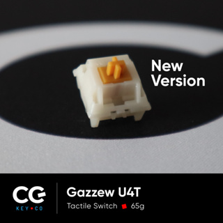 เช็ครีวิวสินค้าGazzew boba U4T Tactile Switch (New 2022 Version) สวิตช์ สองจังหวะ คีย์บอร์ด