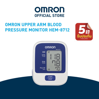 ภาพหน้าปกสินค้าOMRON เครื่องวัดความดันโลหิต รุ่น HEM-8712  OMRON Blood Pressure Monitor HEM-8712 ที่เกี่ยวข้อง