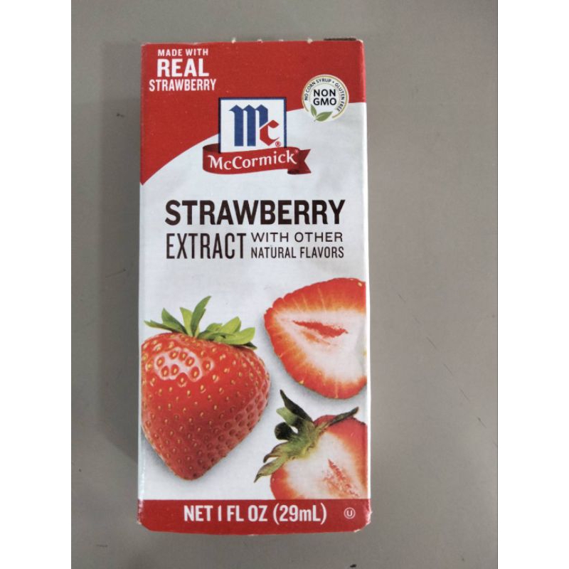 Strawberry Extract Mccormick 29ml. ราคาพิเศษ Shopee Thailand