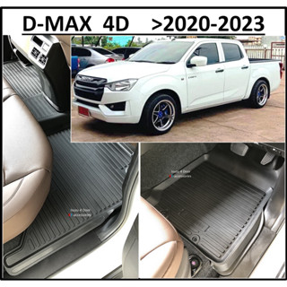 ผ้ายางปูพื้นรถยนต์ ถาดยางปูพื้น พรมปูพื้นรถ ISUZU D-MAX 4DOOR DMAX 2020 2021 2022 2023 DMAX 5 ชิ้น อีซูซุ ดีแม็ก