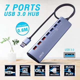 7 Ports USB 3.0 Hub 4ports + 3ports charging (Max2.4A)OKER(HB-H725)