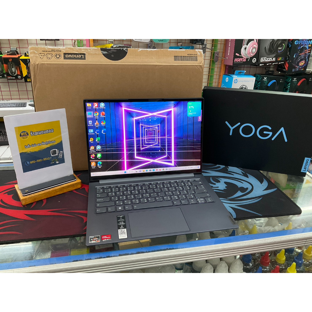 Dalle écran LCD 14" 2.2K IPS 400nit Pour Lenovo Yoga Slim 7 Pro 14ACH5 - Neuf