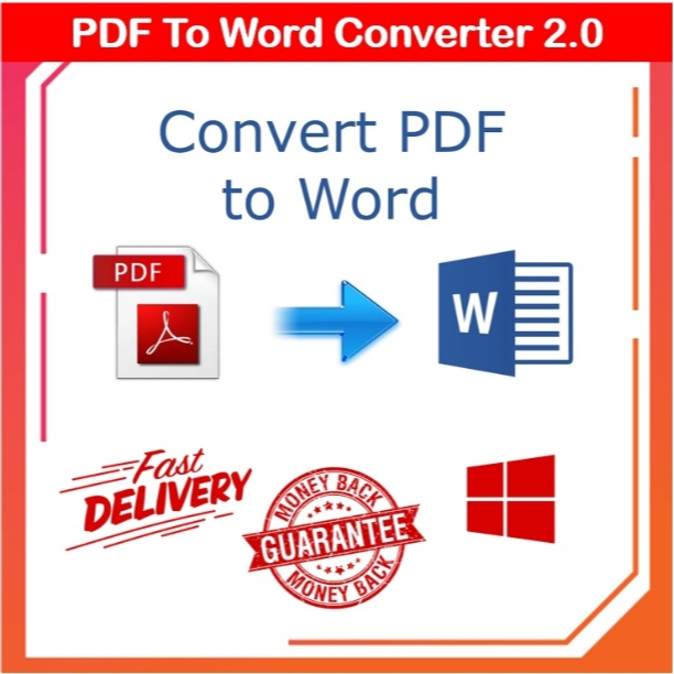 PDF To Word Converter 2.0 | Lifetime For Windows | Full Version ...