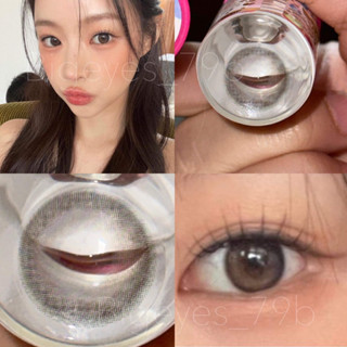 ✨ Gray ขนาดมินิ mini คอนแทคเลนส์สีเทา ☀️กรองแสง uv เลนส์แท้จดทะเบียนถูกต้อง ผ่านอย.ไทย ✔️