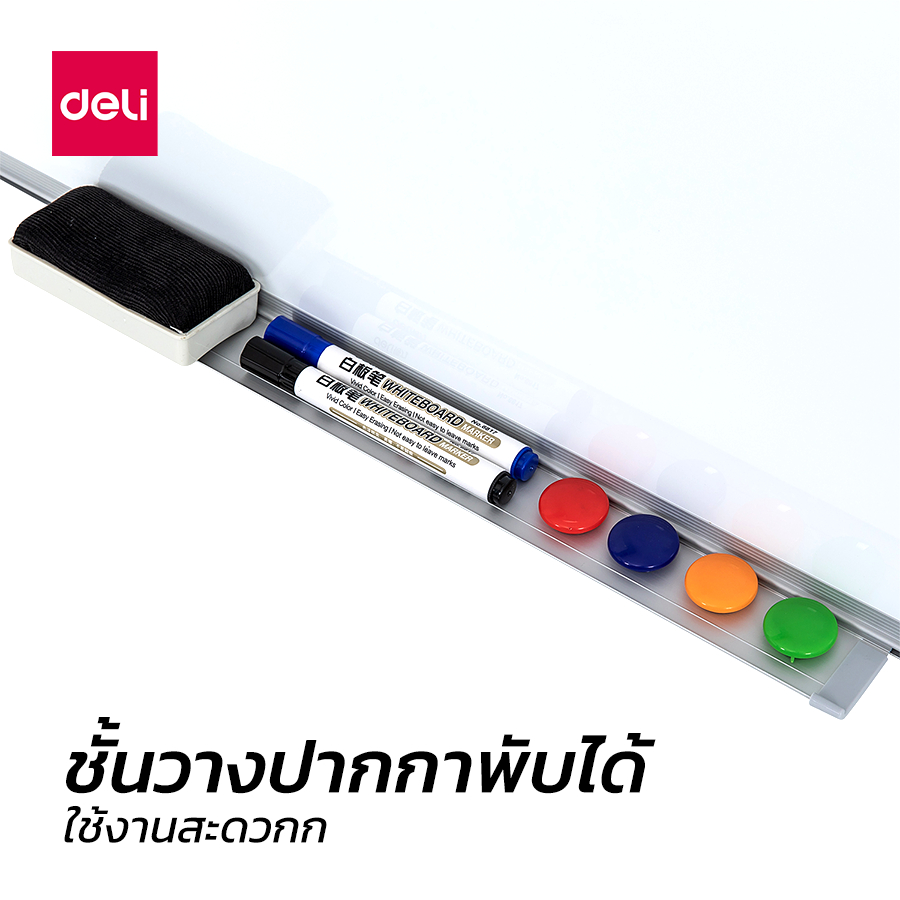 กระดานไวท์บอร์ดติดผนัง-whiteboard-ไวท์บอร์ด-กระดานขาว-กรอบอลูมิเนียม-ขนาด-120x180-cm-encoremall