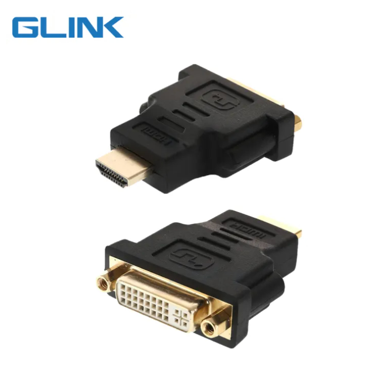 glink-gl-2252-อแดปเตอร์หัวแปลง-dvi-24-5-f-to-hdmi-m-หัวแปลง-หัวต่อ-คุณภาพดี-แปลงช่องสัญญาณ-dvi-เป็น-hdmi