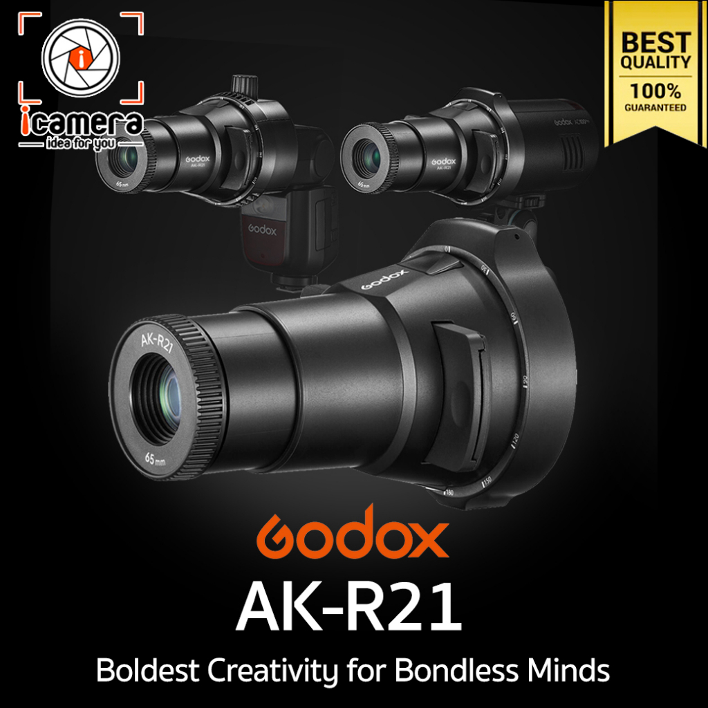 US TRIOPO Magnetic Round Head Flash Accessory Kit For Godox V1 AD100pro