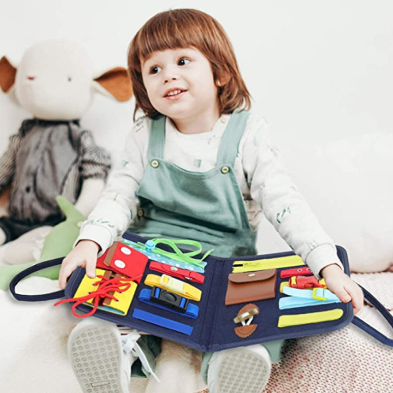 april-กระเป๋าฝึกกิจวัตรประจำวันแนวมอนเตสซอรี่-ของเล่นกระเป๋า-แผ่นบอร์ด-สําหรับเด็กวัยหัดเดิน-ของเล่นเด็กแนว