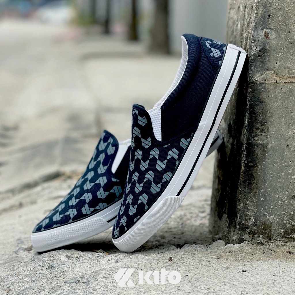 kito-bl2-checker-slip-on-รองเท้าผ้าใบ-ทรงสวม-กีโต้