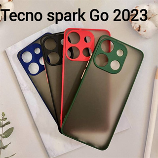 Tecno spark Go 2023(พร้อมส่งในไทย)เคสขอบนิ่มหลังแข็งขุ่นคลุมกล้องTecno spark Go 2023ตรงรุ่น