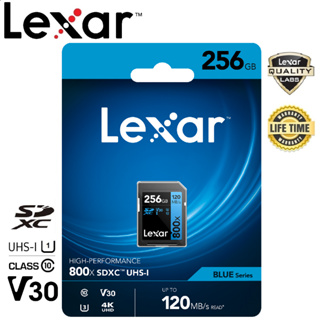 ภาพหน้าปกสินค้าLexar 256GB SDXC Professional 800x (120MB/s) ที่เกี่ยวข้อง