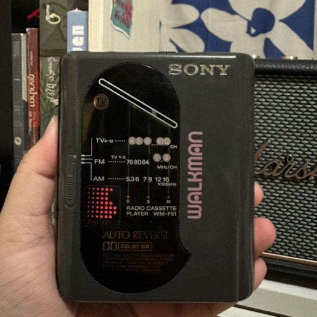 Rear) Sony Walkman wm-51 Cassette Player เครื่องเล่นเทป Sony Model