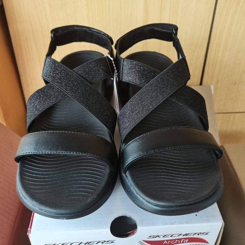 1 800 SKECHERS Gowalk Arch Fit Radiance 140255 BBK Shopee Thailand