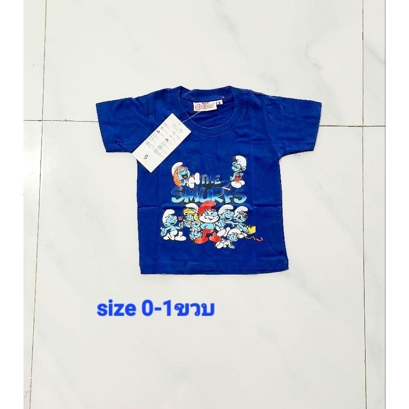 เสื้อเด็กผ้าcotton100-งานห้างล้างสต๊อก-สิ้นค้ามือ1-ไซส์0-5ขวบ