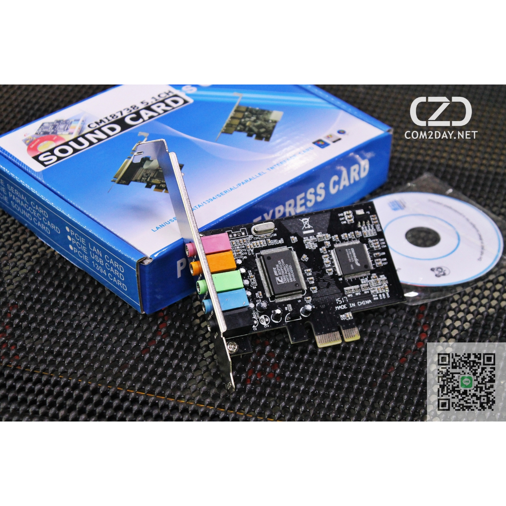 ซาวการ์ด CMI8738 5.1Ch การ์ดเสียง PCI SOUND CARD คุณภาพดี ได้เสียงเพราะ ...