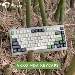 ภาพขนาดย่อของภาพหน้าปกสินค้าคีย์แคป AKKO PBT Double-Shot Keycap set - Panda (MDA profile) 227 ปุ่ม PBT Keycaps Set จากร้าน keypro บน Shopee