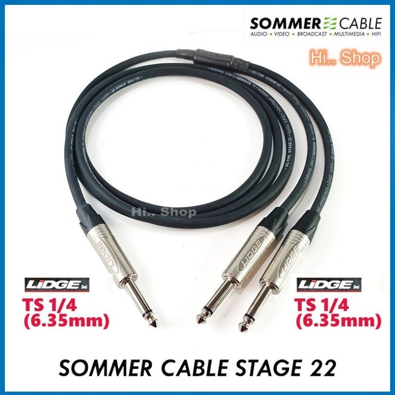 sommer-stage22-by-germany-สาย-y-ts-6-35mm-x2ts-หัว-lidge-แท้-100