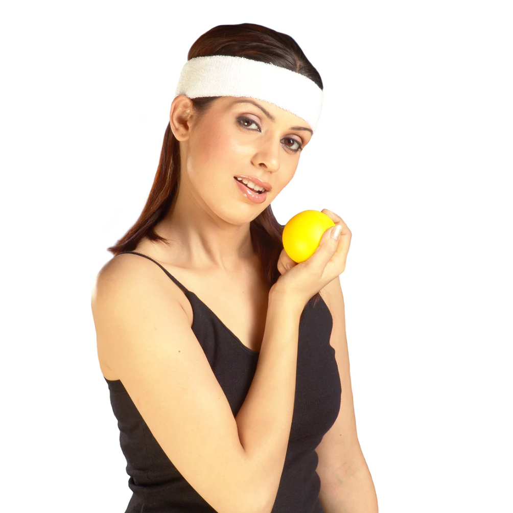 tynor-exercising-ball-h05-บอลบริหาร-ไทนอร์-สีเหลือง-มีความนิ่มและยืดหยุ่นได้ดีเหมาะในการใช้บริหารมือและข้อมือ