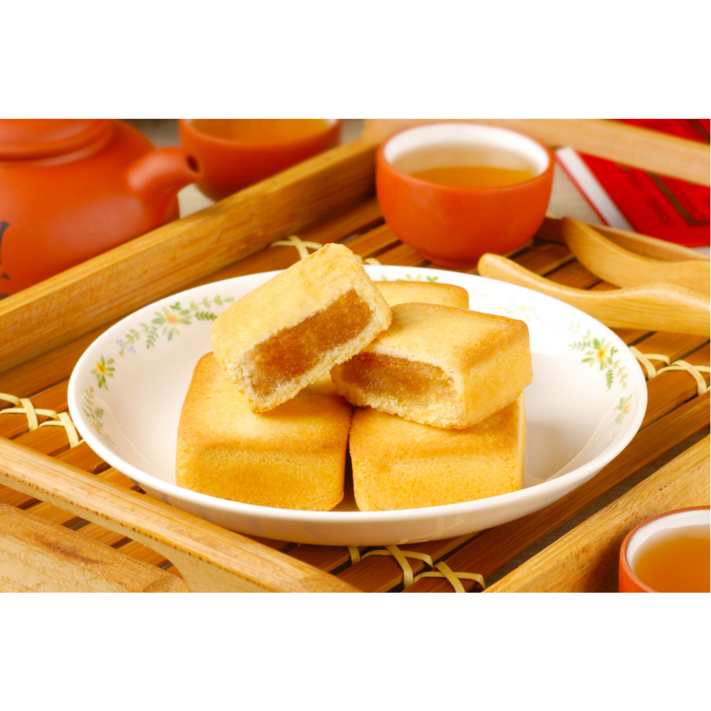 พายสับปะรดไต้หวัน-8ชิ้น-100-ใส้-สับปะรด-นำเข้าจากประเทศไต้หวัน-pineapple-cake-taiwan