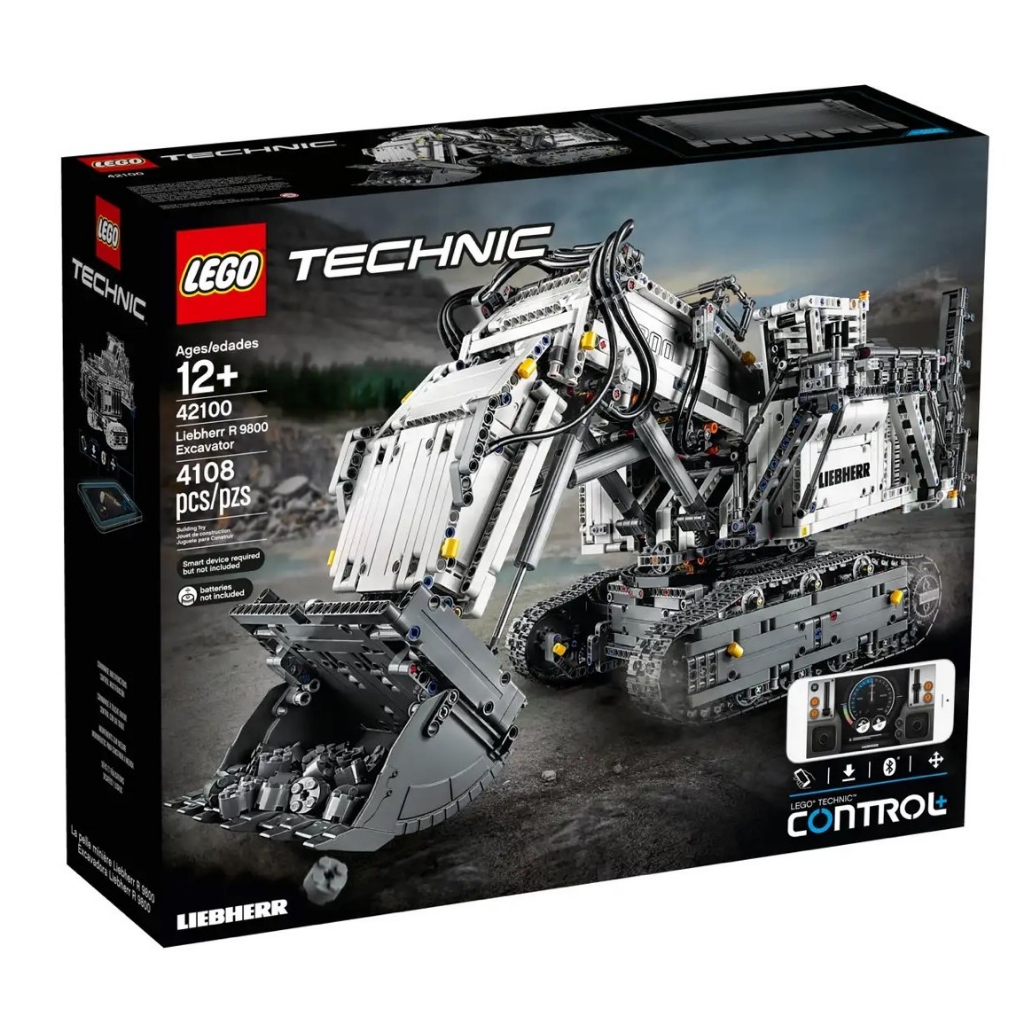 lego-powered-up-42100-liebherr-r-9800-excavator-เลโก้ใหม่-ของแท้-กล่องสวย-พร้อมส่ง