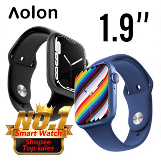 สินค้า Aolon Smart Watch W18 หน้าจอ 1.9 นิ้ว โทรได้ Bluetooth, โหมดกีฬาหลากหลาย, ตรวจสอบอัตราการเต้นของหัวใจ, สร้อยข้อมือฟิตเนส, นาฬิกาอัจฉริยะ