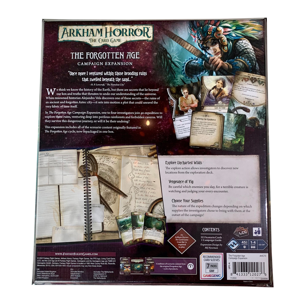 ของแท้-arkham-horror-lcg-the-forgotten-age-campaign-expansion-board-game