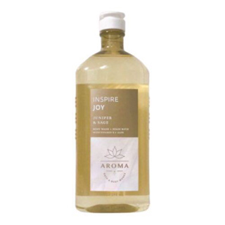 Bath & Body Works Aroma Inspire Joy JUNIPER & SAGE Body Wash Foam 295ml. ของแท้