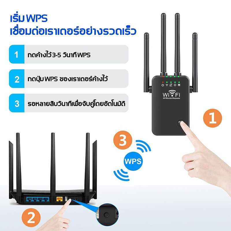 ครอบคลุมสัญญาณ500-ตัวขยายสัญญาณ-wifi-ตัวรับสัญญาณ-wifi-ขยายสัญญาณ-wifi-1-วินาที-ระยะการรับส่งข้อมูล-2000bps