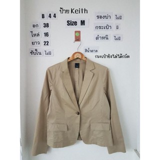 [size M 36-38"] สูททำงาน สูทแฟชั่น เบลเซอร์ มือสองคัดเกรดพร้อมส่ง No.1