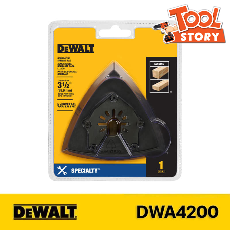 DeWALT DWA4200 แผ่นรองกระดาษทราย Oscillating Sanding Pad สำหรับ