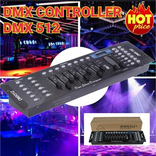 dmx-240-dmx-512-controller-กดเลือกตัวเลือก-บอร์ตควบคุมไฟ-ไฟพาร์-par-led-light-party-light-ไฟดิสโก้-ไฟดิสโก้เทค