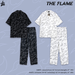 ภาพหน้าปกสินค้าUrthe - ชุดเซ็ต เสื้อเชิ้ต กางเกงขายาว เอวยืด รุ่น THE FLAME SHIRT SET ที่เกี่ยวข้อง