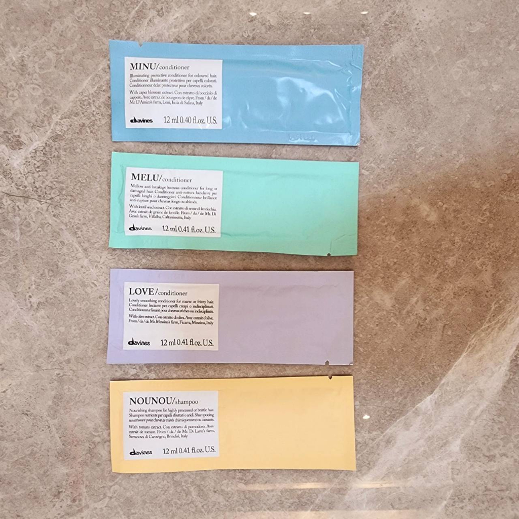 Davines *12ml* (Shampoo & Conditioner) Nounou /Love /Melu /Minu /A