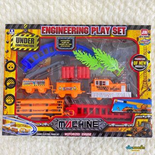 Engineering Play Set ชุดของเล่นรถไฟก่อสร้าง รุ่น 877-29