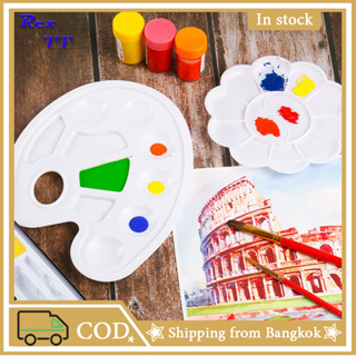 2022 Paint Tray Palettes Plastic Pallets for Kid Adult Student for Acrylic Oil Watercolor Craft DIY Art Painting Pallets